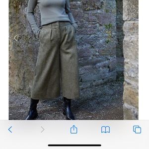 NWT Blarney Woollen Mills Irish Tweed Wool Culottes